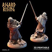 Load image into Gallery viewer, viking resin 3d printed models