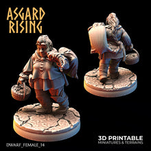 Load image into Gallery viewer, Asgard rising 3D printed female miniatures