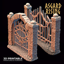 Load image into Gallery viewer, Asgard Rising 3D Printable Gates