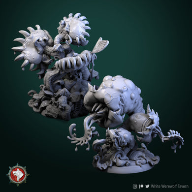 Predatory-Flowers-3D-Printed-White-Werewolf-Tavern