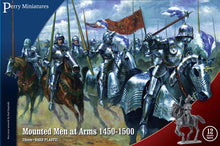 Load image into Gallery viewer,  Analyzing image    Mounted-men-at-arms-perry-miniatures-1450-1500
