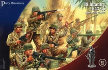 Load image into Gallery viewer, Plastics American US WW2 Infantry miniatures Perry