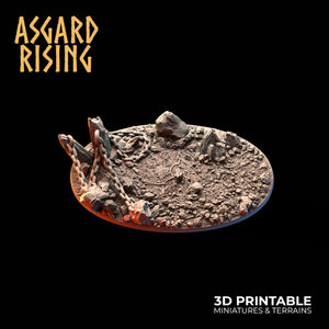 3D printed resin base
