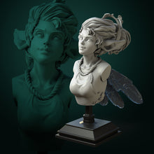 Load image into Gallery viewer, resin-3D printed-bust-fairy-pixie-miniatures