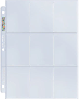 Ultra Pro - 9 Pocket Trading Card Pages - Silver Series