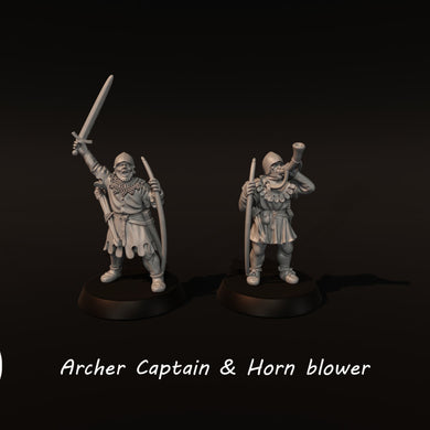 Archer-Captain-And-Horn-Blower-Models