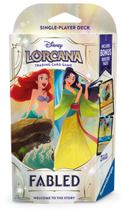 Disney Lorcana 'Fabled' sapphire & Amber- Starter Deck