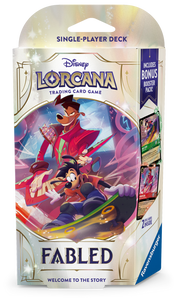 Disney Lorcana 'Fabled' emerald & Ruby- Starter Deck
