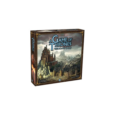 Board game box for 'A Game of Thrones' on a white background