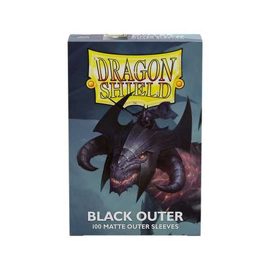 Dragon Shield- black outer matte outer sleeves