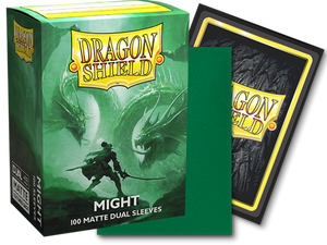 Dragon Shield Matte Dual Sleeves Standard Size- Might (100)