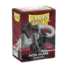 Load image into Gallery viewer, Dragon Shield Matte Non-Glare Sleeves Standard Size - Blood Red (100)