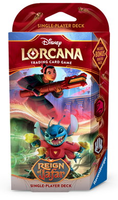 Disney Lorcana 'Reign of Jafar' Ruby & Steel - Starter Deck