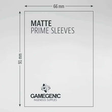 Load image into Gallery viewer, Gamegenic Matte Prime Sleeves Blue 66x91 (100 ct.)