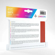 Load image into Gallery viewer, Matte Prime Sleeves - Red (100)