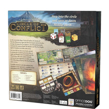 Load image into Gallery viewer, Board game box for 'Circle of Conflict' from 'The Lord of the Rings' series by OfficeDog.