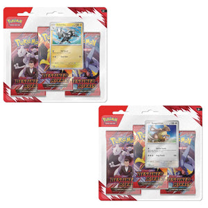 Pokemon Destined Rivals 3-Pack Blister and Journey together boosters
