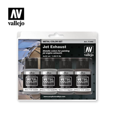VAL77602 Jet Exhaist Metal Color paint set