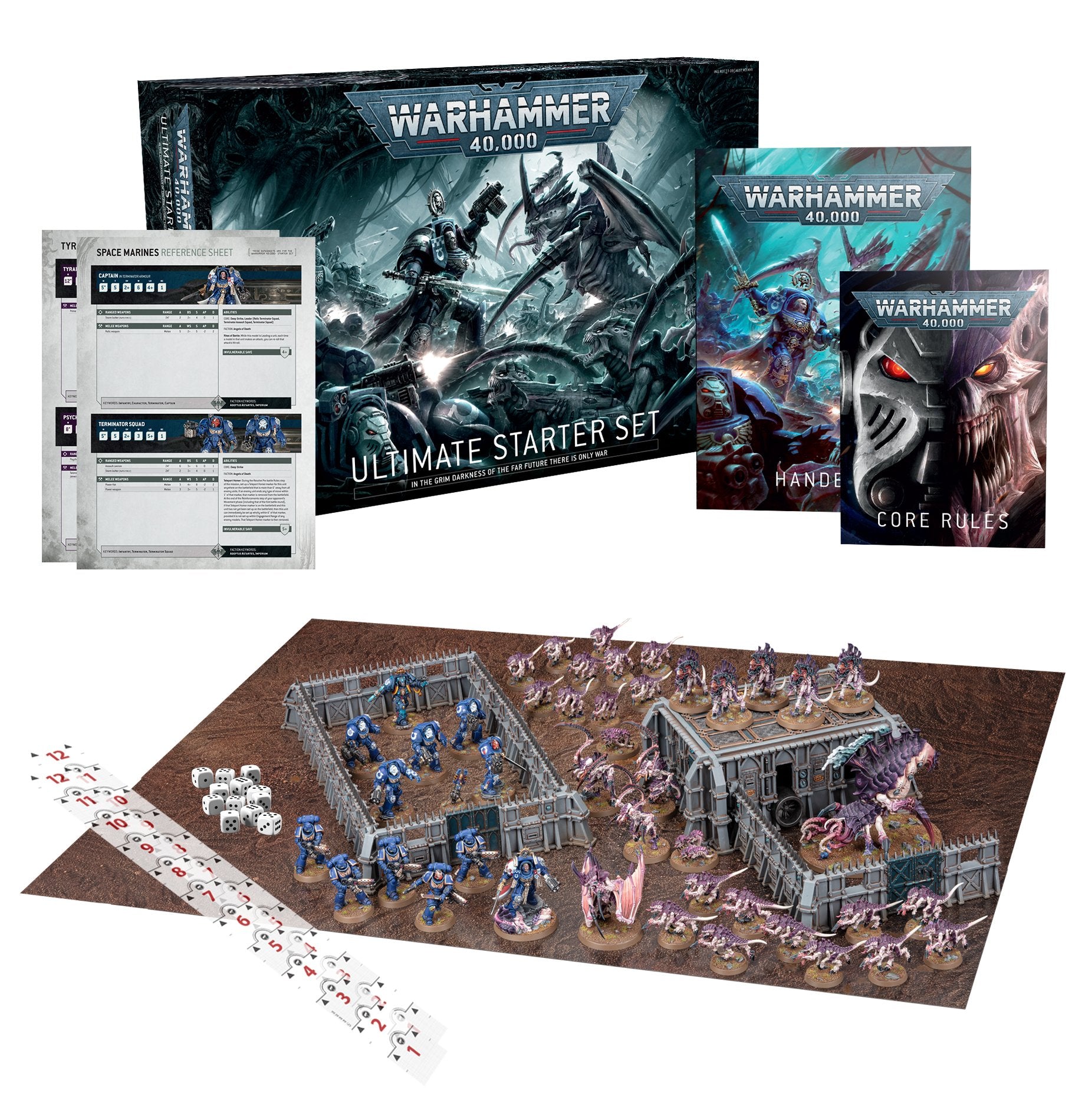 WH40k Ultimate Starter Set contents