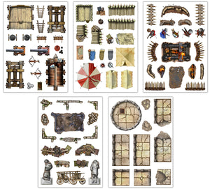 Add-On Scenery For RPG Battle Maps - War & Siege