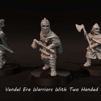 Vendel-Era-warriors-with-Two-Handed-Weapons
