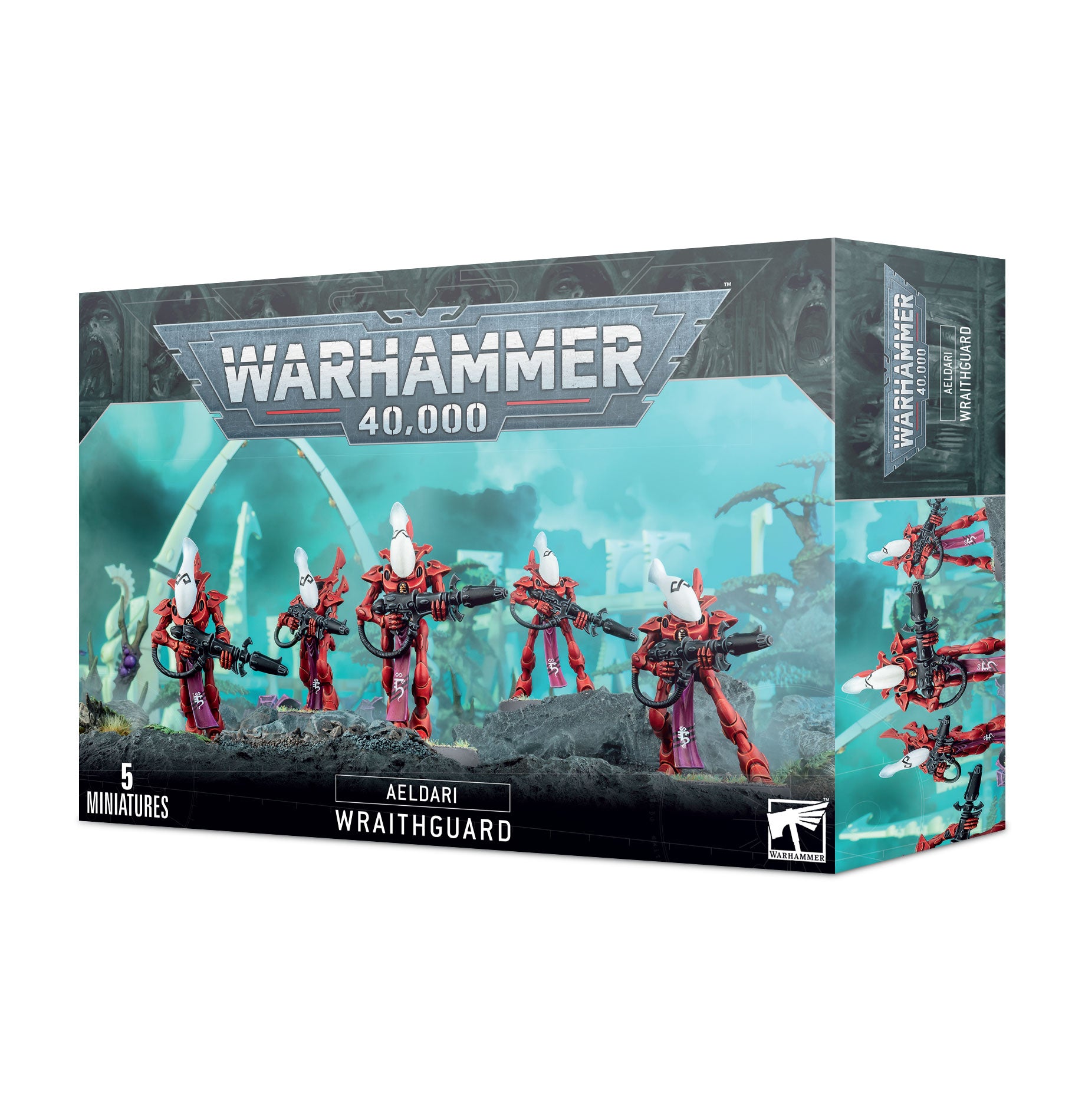 Figurine Warhammer 40K – Wraithlord Craftworlds Eldars En Plastique (P-00EX4) – Occasion