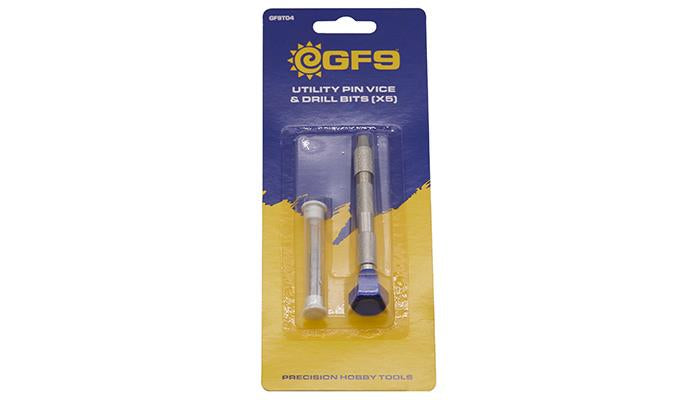 Utility Pin Vice & Drill Bits (x3)