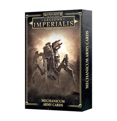 Legions Imperialis MECHANICUM ARMY LIST CARDS