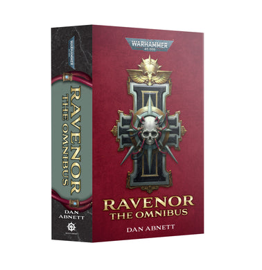 Book cover of 'Ravenor The Omnibus' by Dan Abnett with Warhammer logo on a white background