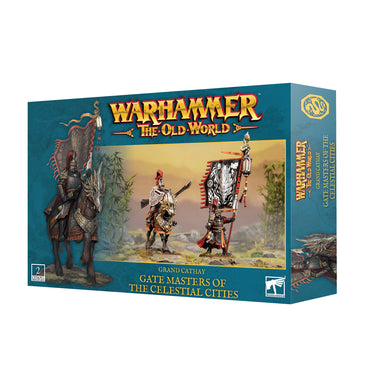 Warhammer The Old World game box with characters and text on a white background