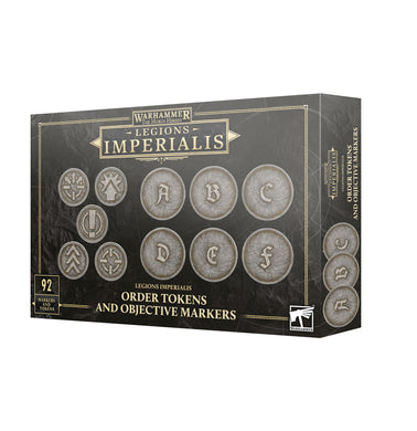 LEGIONS IMPERALIS: ORDER TOKENS AND OBJECTIVES MARKERS