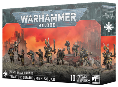 CHAOS SPACE MARINES: TRAITOR GUARDSMEN SQUAD