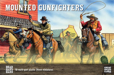 Mounted Gunfighters Plastic Boxed Set