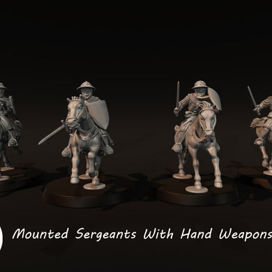 Mounted-Sergeants-With-Hand-Held-Weapons