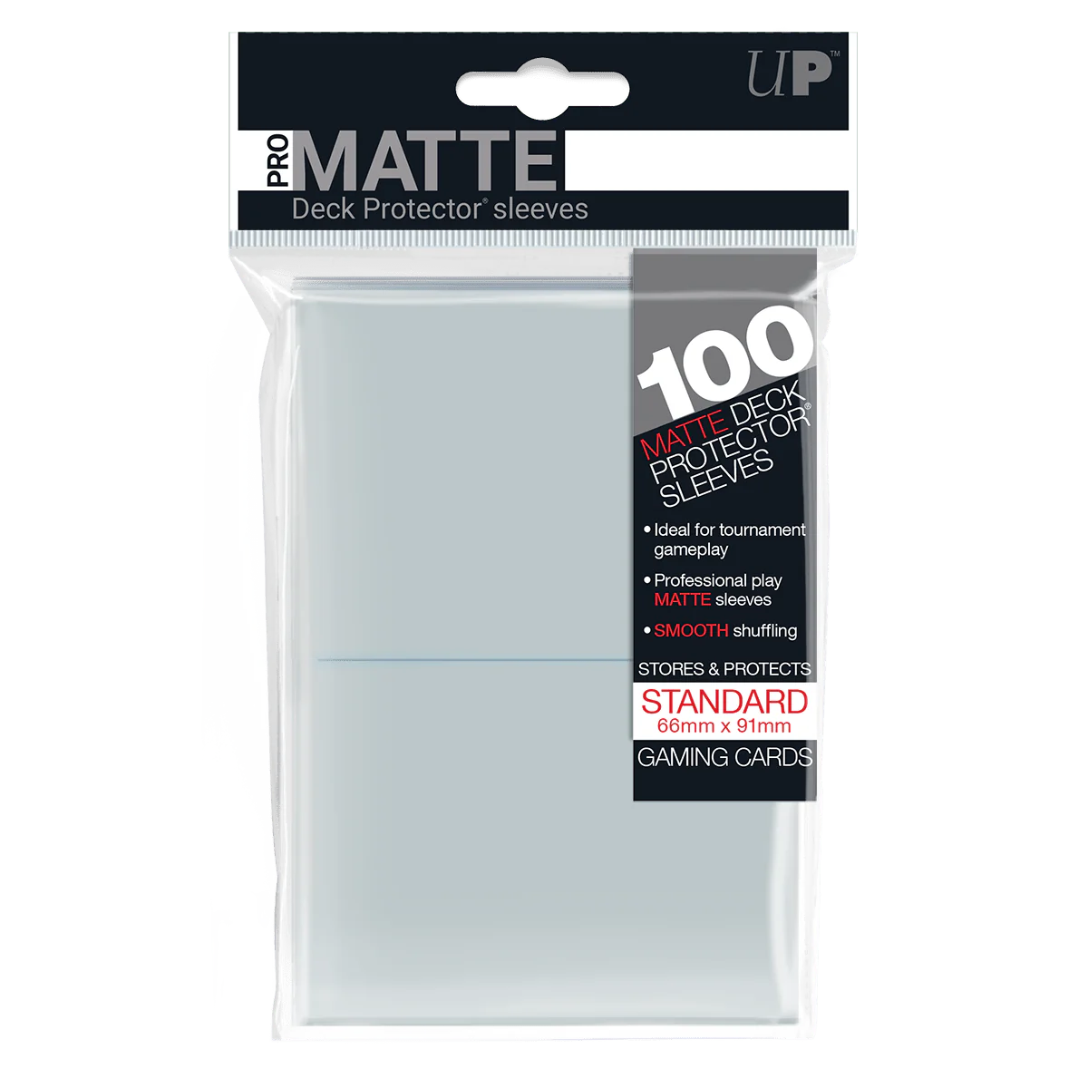 Ultra Pro Matte: Clear Standard Deck Protectors (100)
