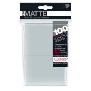 Ultra Pro Matte: Clear Standard Deck Protectors (100)