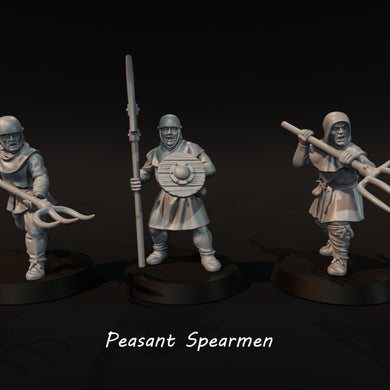 Peasant-Spearmen-Miniatures