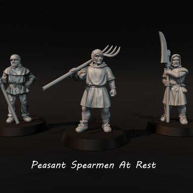 Peasant-Spearmen-At-Rest