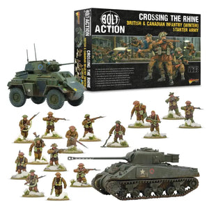 British & Canadian Infantry (Winter) Starter Army "Crossing The Rhine"