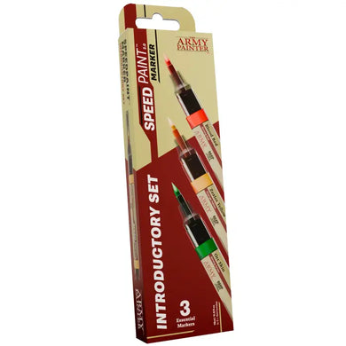 Packaging of Army Painter Speed Paint Marker Introductory Set on a white background