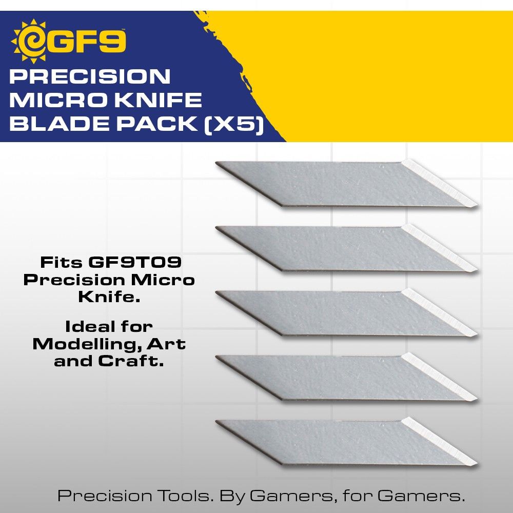 “Precision” Micro Knife Blade Pack (x5)