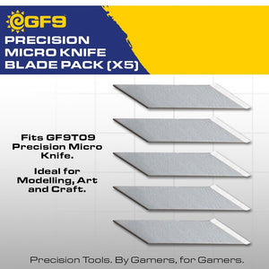 “Precision” Micro Knife Blade Pack (x5)