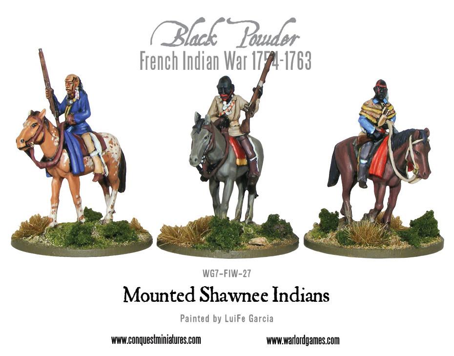 Mounted Shawnee