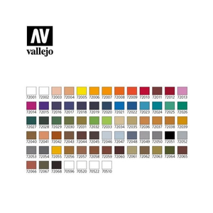 AV Vallejo Game Color Box Set (72 colours + 3 brushes + carry case)