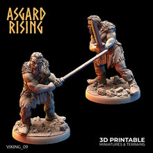 Load image into Gallery viewer, viking resin 3d printed models