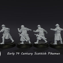 Load image into Gallery viewer, Scottish-pikemen-resin-models-rear-view
