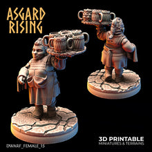 Load image into Gallery viewer, Asgard rising 3D printed female miniatures