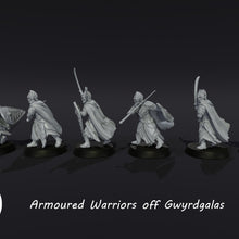Load image into Gallery viewer, Medbury Miniatures - (Eleven) Armoured Warriors off Gwyrdgalas