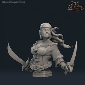 Great Grimoire - Adrie Pirate Bust