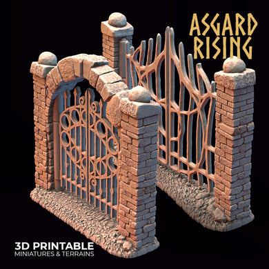 Asgard Rising 3D Printable Gates